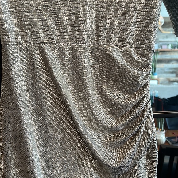 Alice + Olivia silver dress, size 2 - Picture 3 of 7